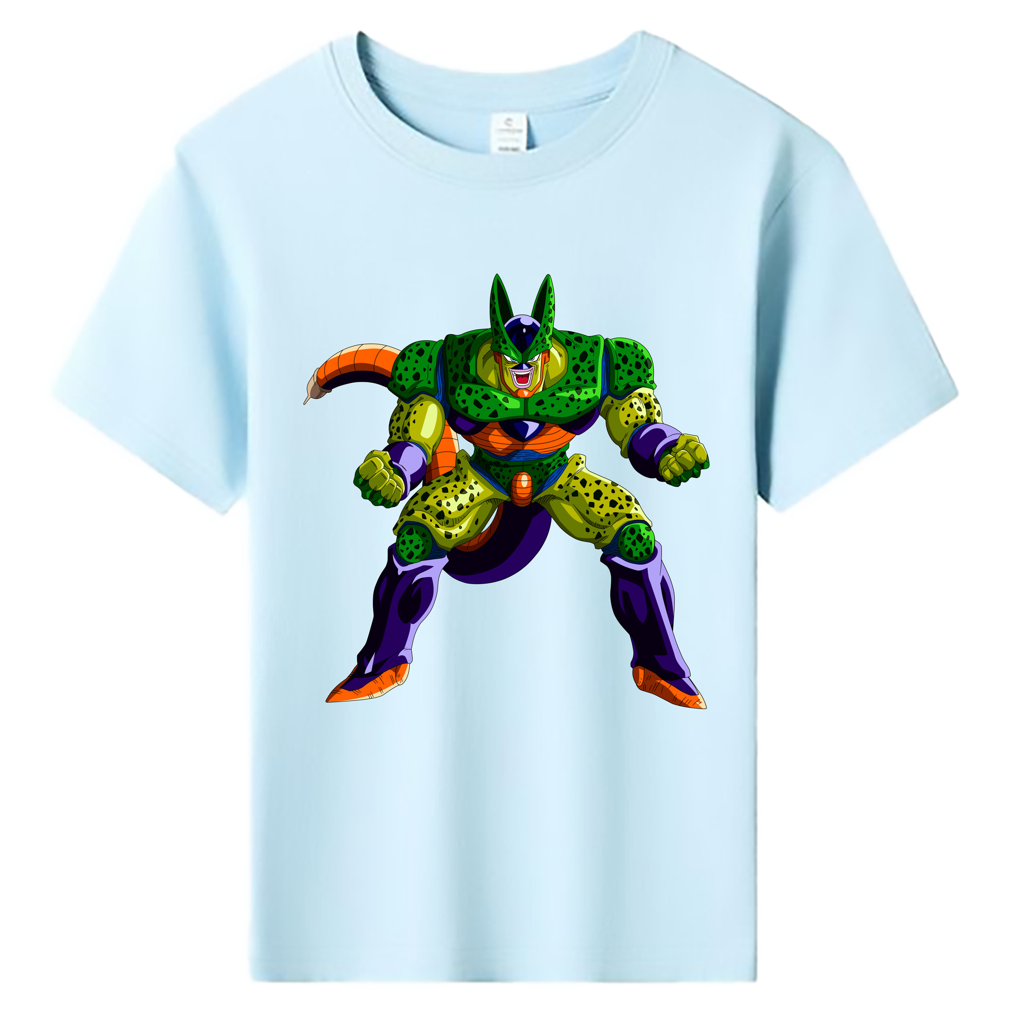 （画像用） ドラゴンボール セル DRAGON BALL Cell 綿100％キッズTシャツ（フロントプリント）